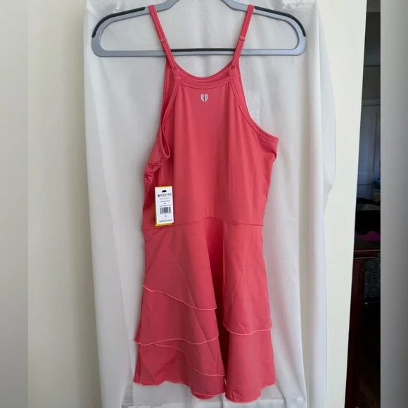 NWT Eleven by Venus Coral Cosmos Tennis Dress Size Medium - Picture 7 of 7